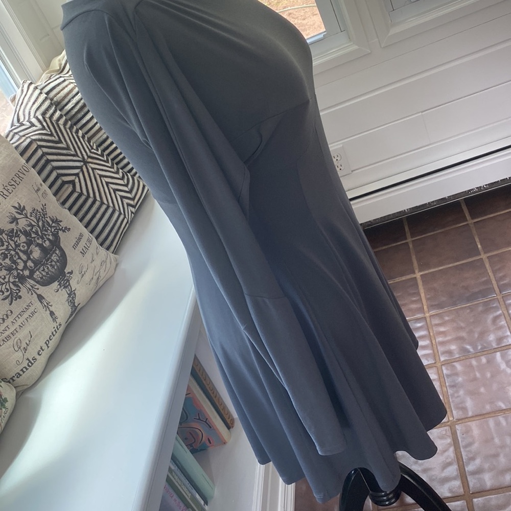 Save The Queen Grey Long Sleeve Dress - Picture 2 of 9